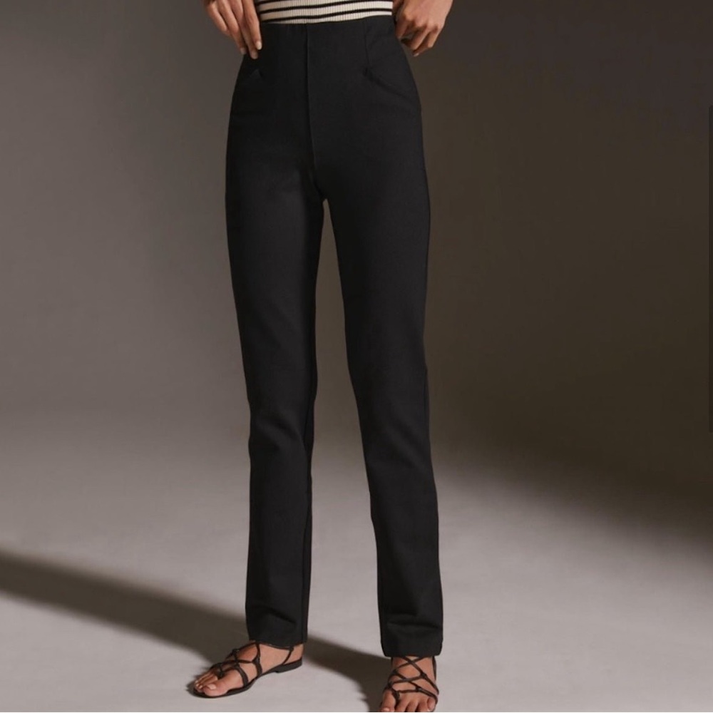 Anthropologie Maeve Ponte Straight Leg Pant